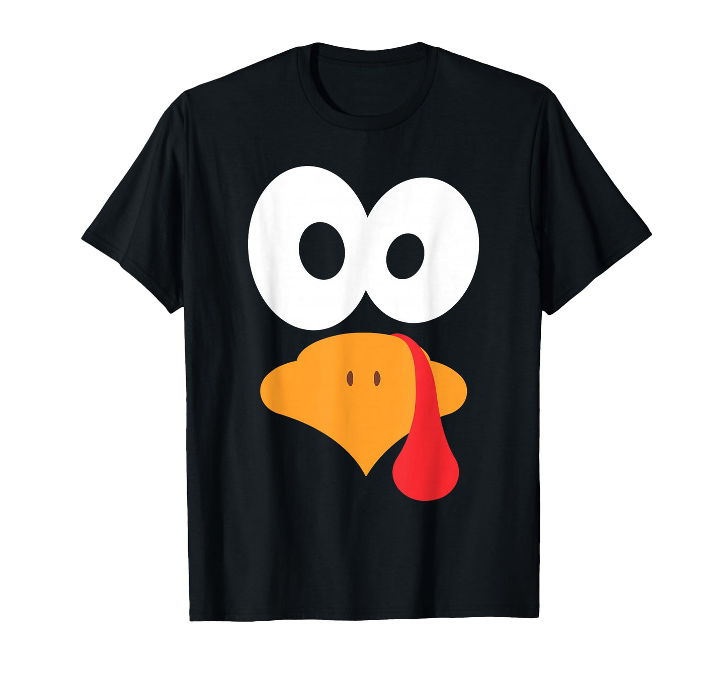 Thanksgiving Turkey Face Matching Family Costume Cute Kids T-Shirt