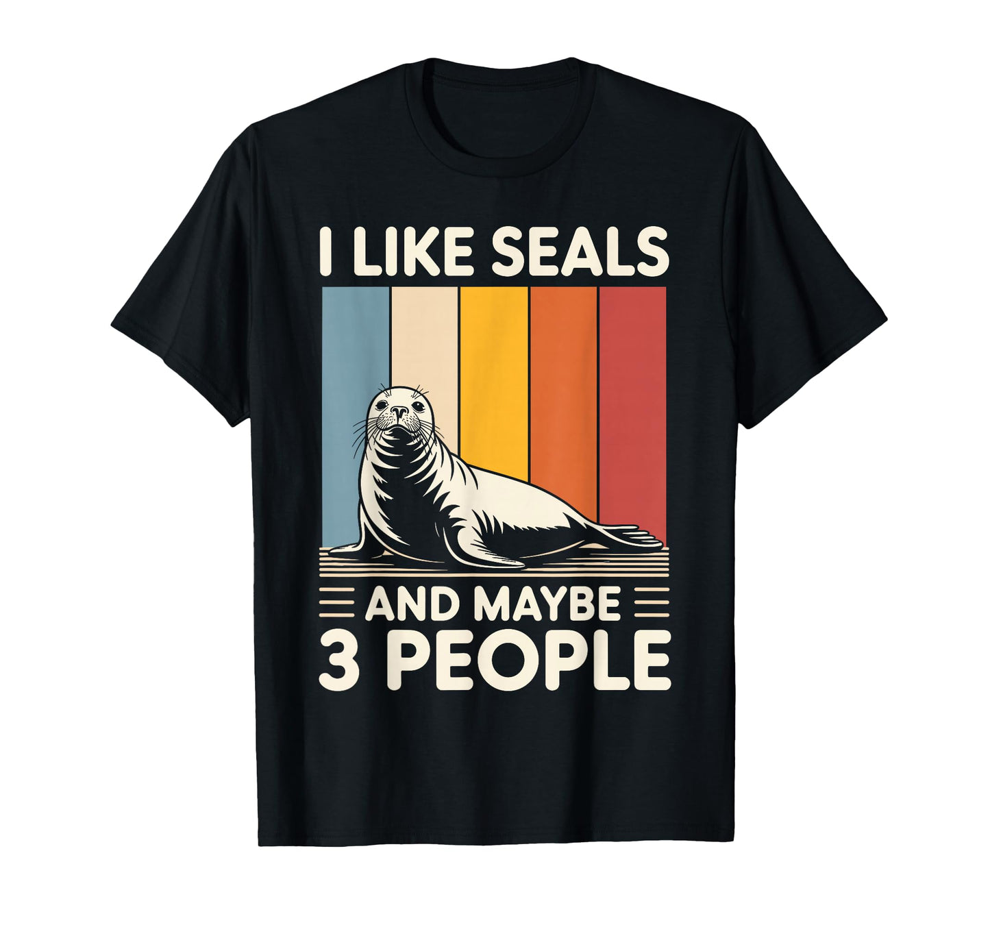 Cute Seal Design for Men Women Kids Ocean Animal Seal Lovers T-Shirt