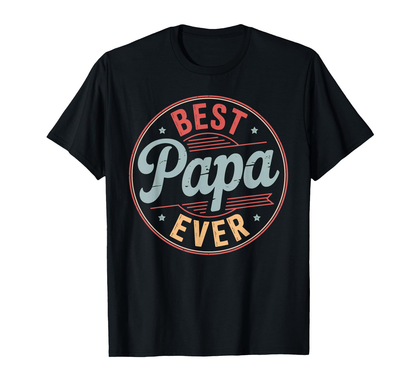 Funny Papa Art for Grandpa from Grandkids Father's Day Papa T-Shirt