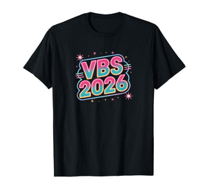 I Love VBS 2026 Vacation Bible School Lighted Sign T-Shirt