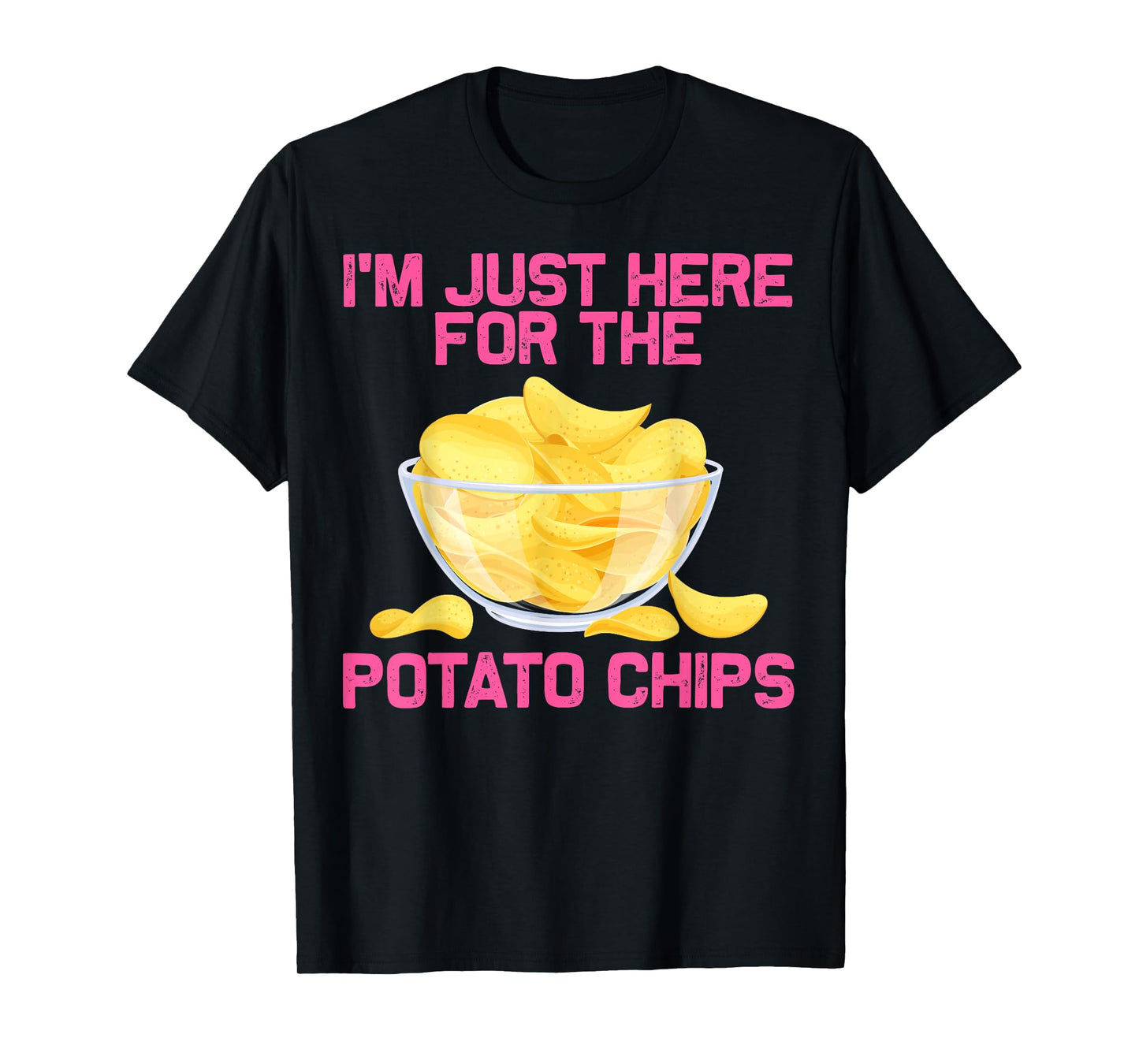 Cool Potato Chips Art for Men Women Kids Potato Chips Lover T-Shirt