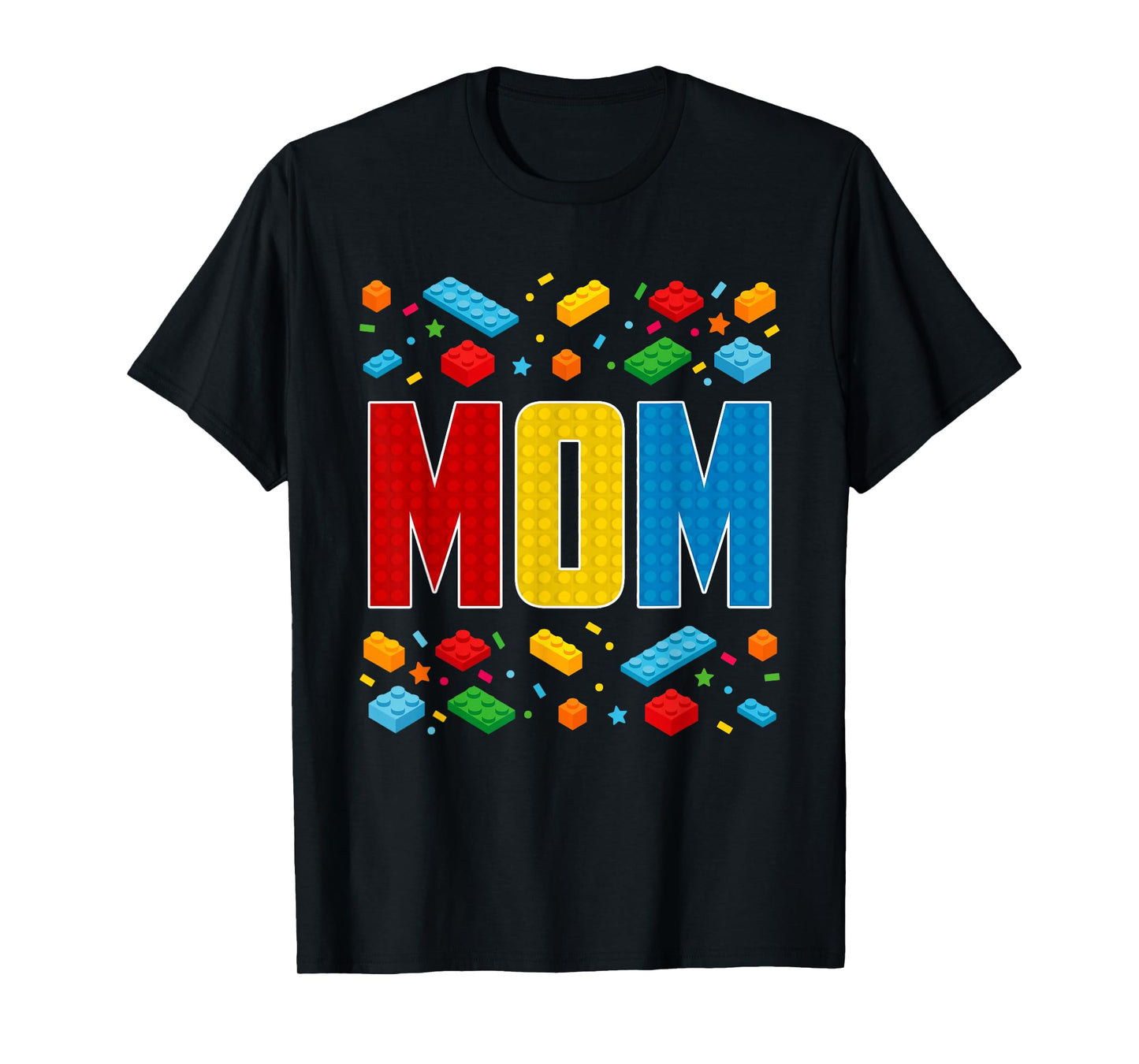 Mom - Brick Builder Block Building Mother T-Shirt