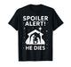 Spoiler Christmas Nativity Scene Funny Christian Slogan T-Shirt