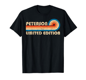 Peterson Retro 70s 80s Sunset Stripe T-Shirt