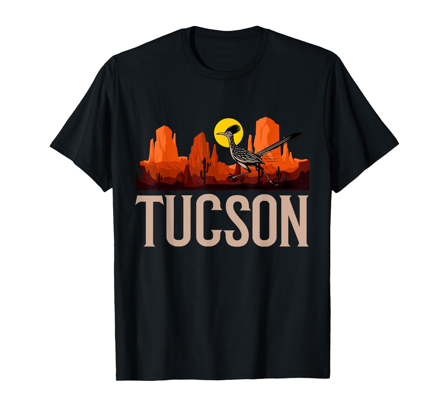 Tucson Arizona Roadrunner Bird Desert Vibes T-Shirt