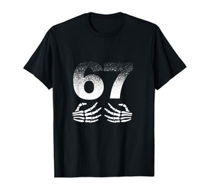 Cool Six Seven Gen Alpha Slang Popular Meme Trending 67 T-Shirt