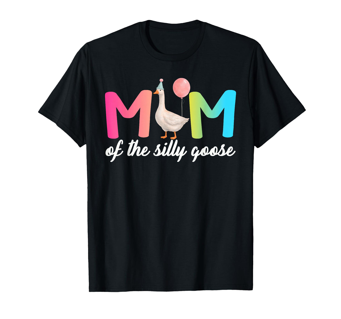 Mom of The Silly Goose First Birthday Party Family Matching T-Shirt