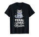Cat Rescue Feral Lives Matter Cat Rescuer Cat Adoption T-Shirt