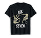 Funny Six Seven gen Alpha Slang Meme 6 7 Skeleton Costume T-Shirt