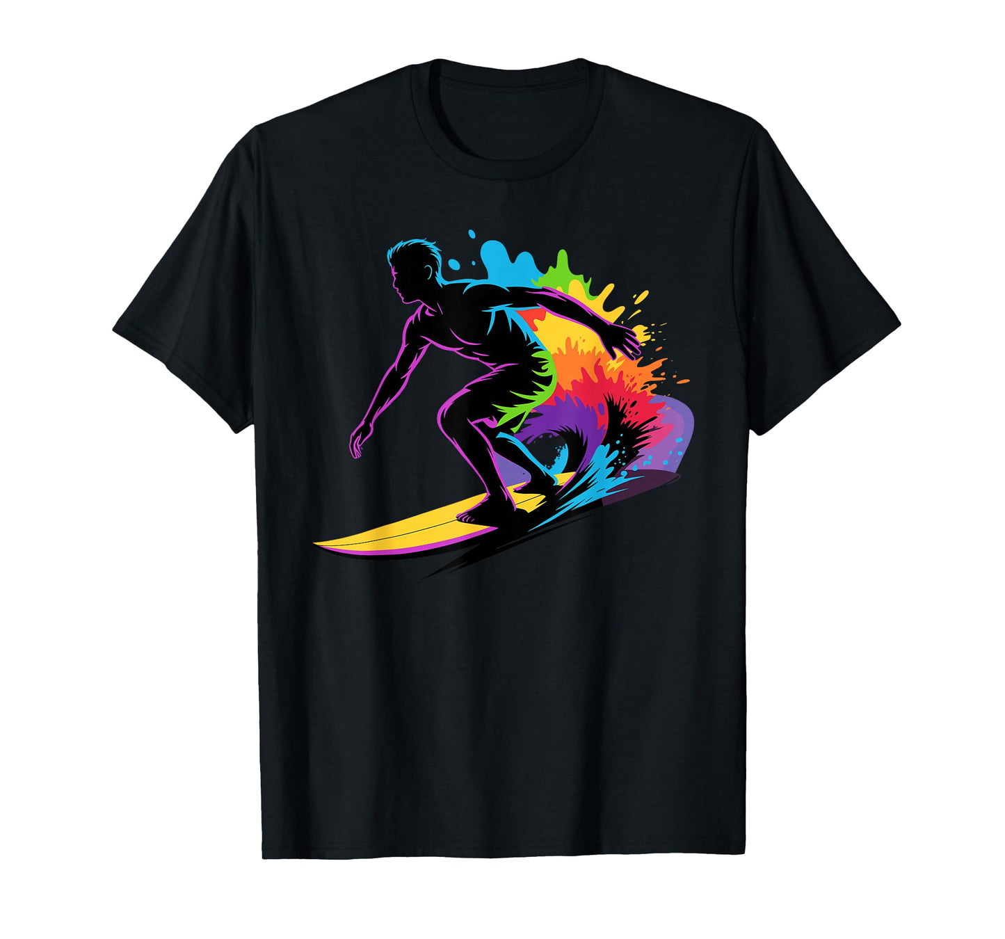 Funny Surfing Art for Men Women Kids Surfing Lovers Surfer T-Shirt