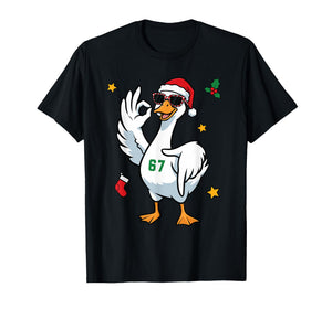 67 Meme Silly Goose 6 7 Funny Six Seven Christmas Boys Girls T-Shirt
