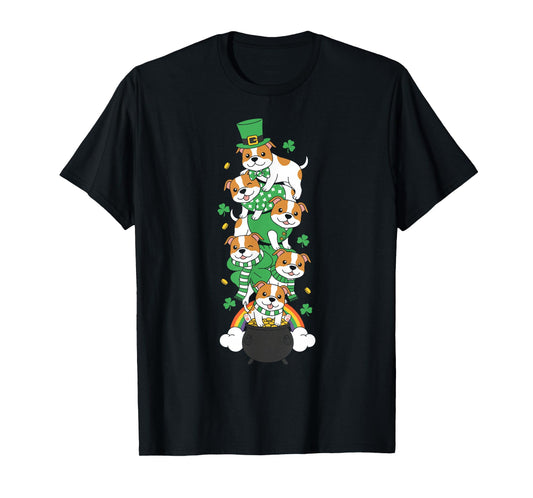 Funny American Staffordshire Terrier St Patricks Day T-Shirt