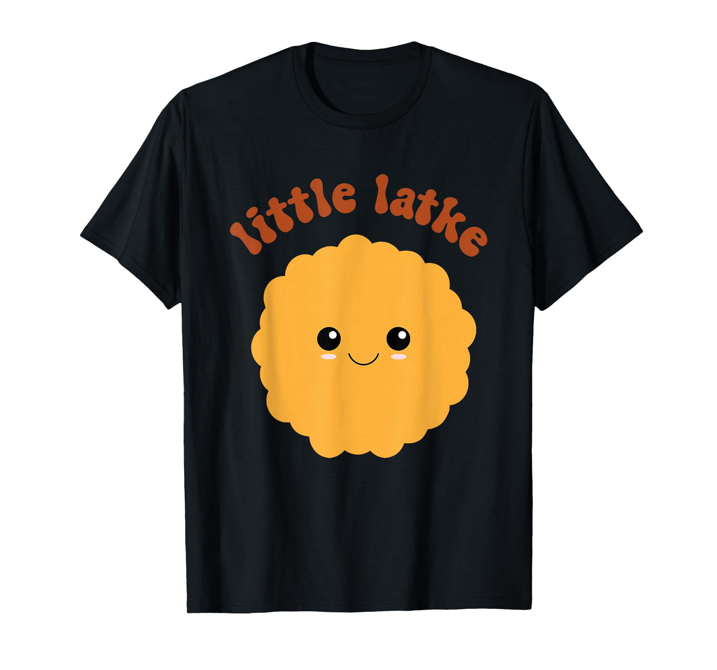 Little Latke Kawaii Hanukkah Holiday Kids Menorah Jewish T-Shirt