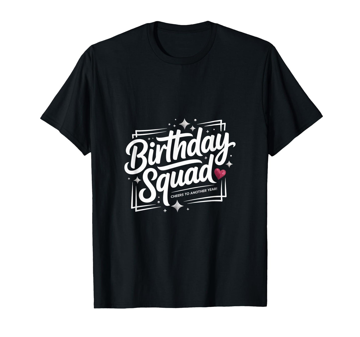 Birthday Squad Party Matching Family Group Funny Bday Team T-Shirt