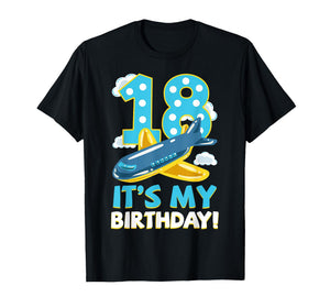 Pilot 18th Birthday Party Aviator Airplane Flight Officer T-Shirt