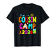 Cousin Camp 2026 Family Camping Summer Vacation Cousin Crew T-Shirt