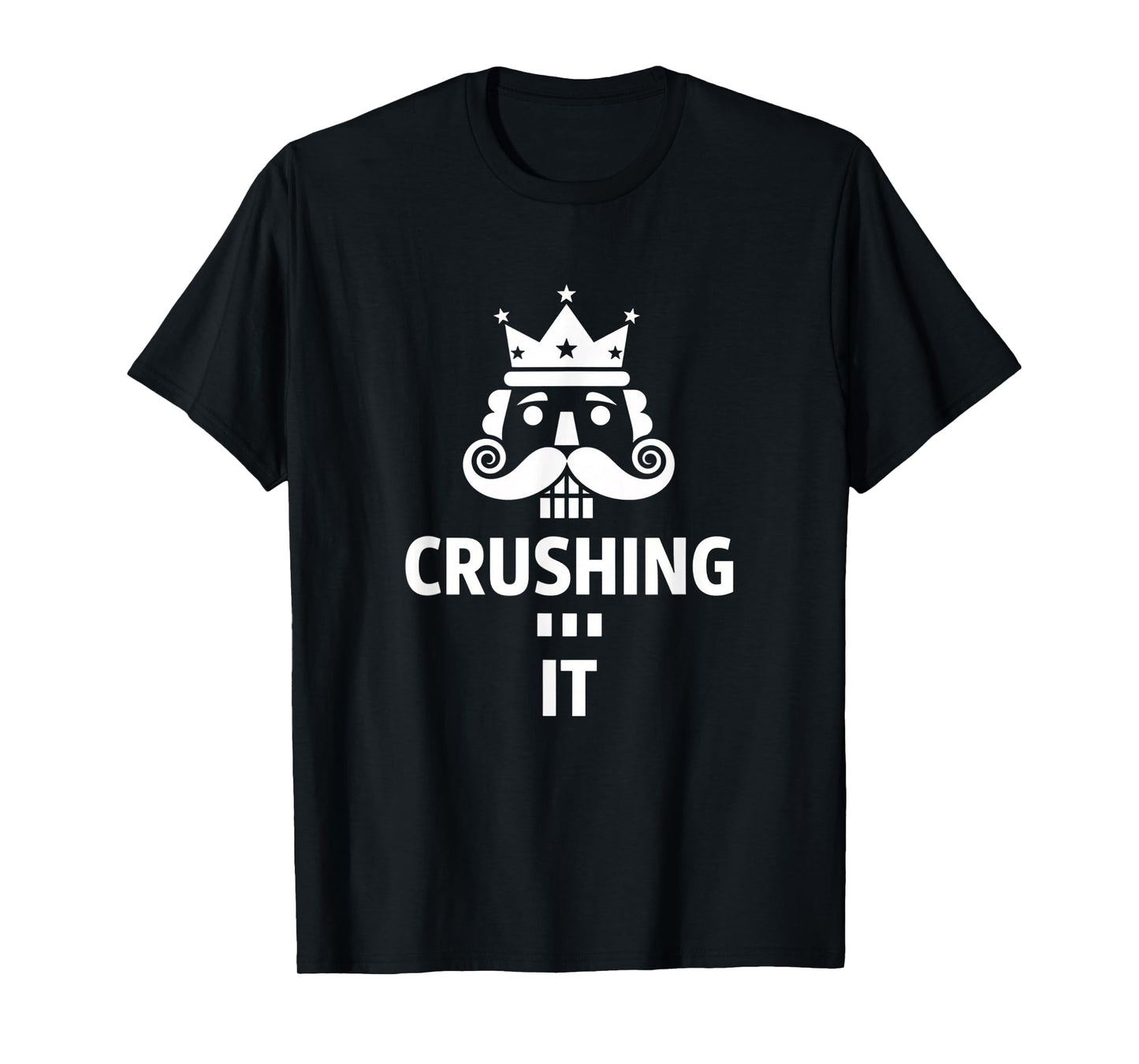 Christmas Crushing It Nutcracker - Funny Retro Ugly Xmas Nut T-Shirt