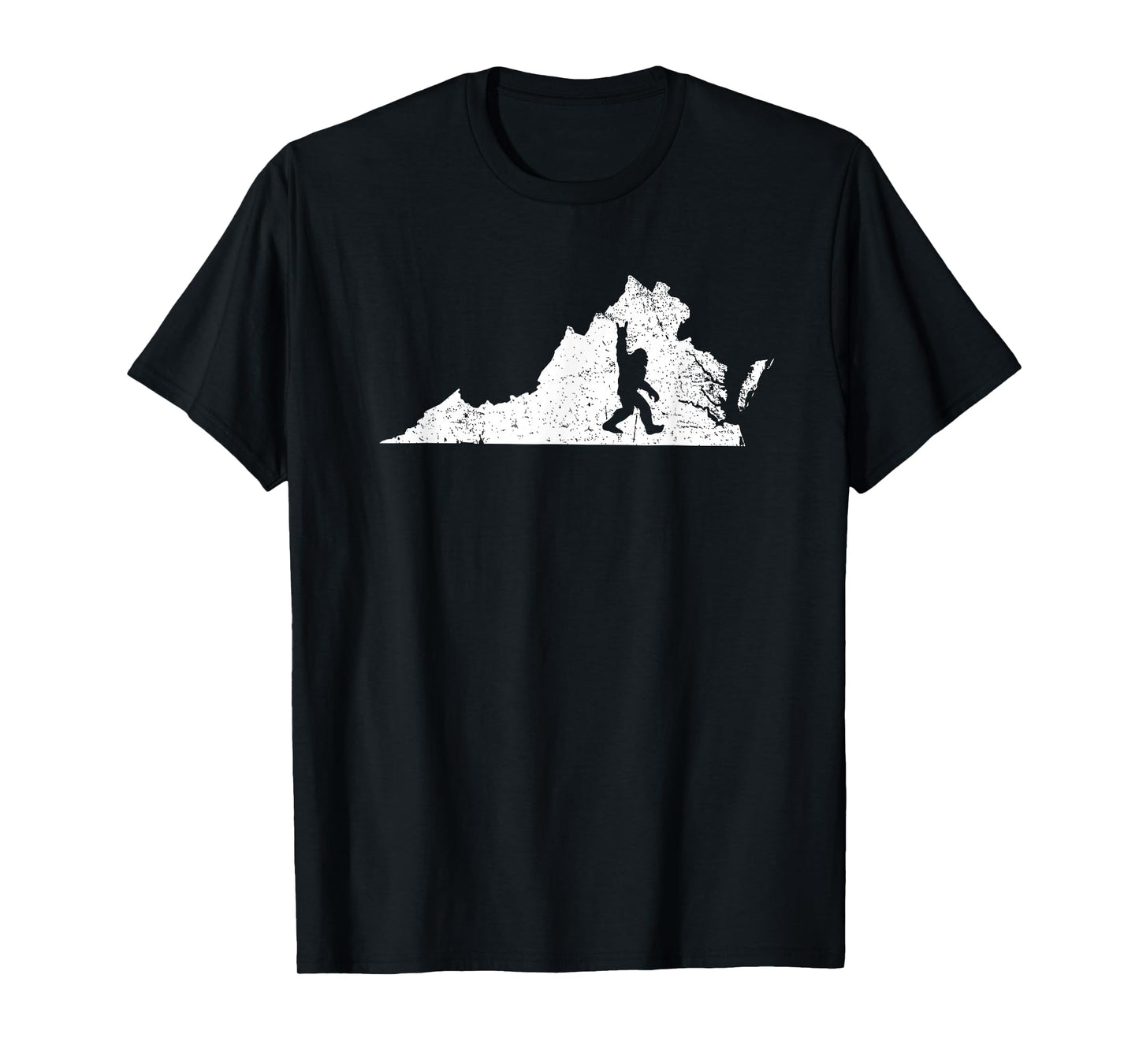 Virginia Bigfoot Sasquatch Funny Appalachian Men Kids T-Shirt