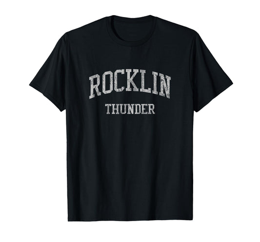 Rocklin High School HS Rocklin CA Vintage Sports T-Shirt