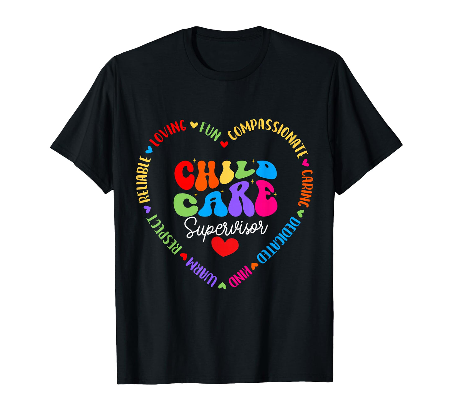 Childcare Supervisor Daycare Crew School Provider Teacher T-Shirt