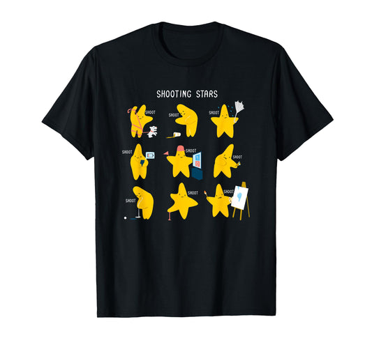 Shooting Stars! Funny Apparel T-Shirt
