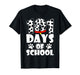 Cute Dog Happy 101 Days School 100 Days Student Teacher T-Shirt
