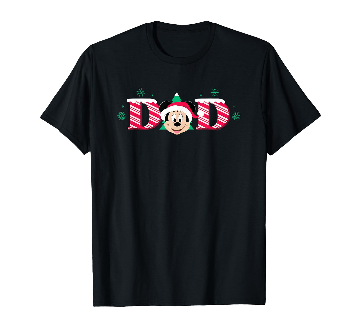 Disney Dad Candy Cane Holiday Christmas Family Trip Gift T-Shirt