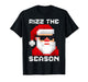 Rizz The Season Christmas Game Pixel Santa Men Boys Teen Pjs T-Shirt