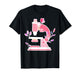 Lab Science Floral Microscope Biologist Science Valentines T-Shirt