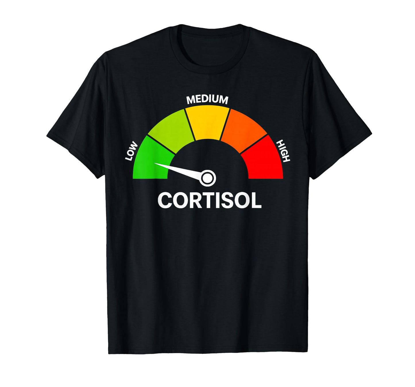 Low Cortisol Levels Meme Funny T-Shirt