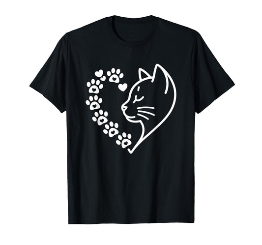 Cat Heart Lover T-Shirt