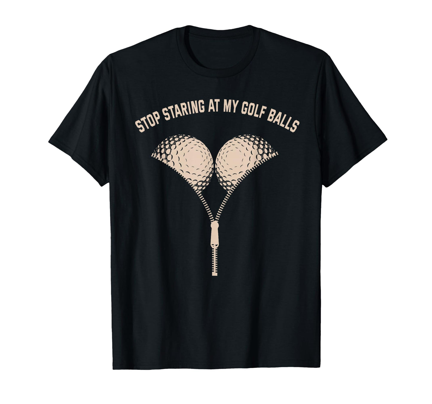 Funny Womens Golf Stop Staring at My Golf Balls T-Shirt