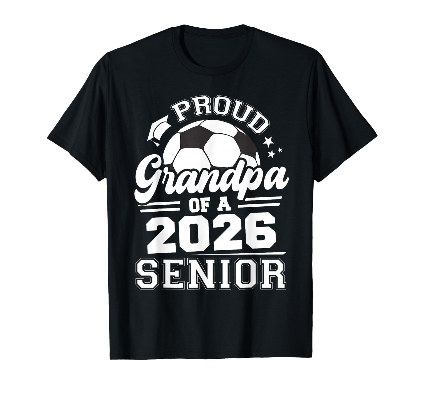 Proud Grandpa of A 2026 Senior Soccer Ball Graduation T-Shirt