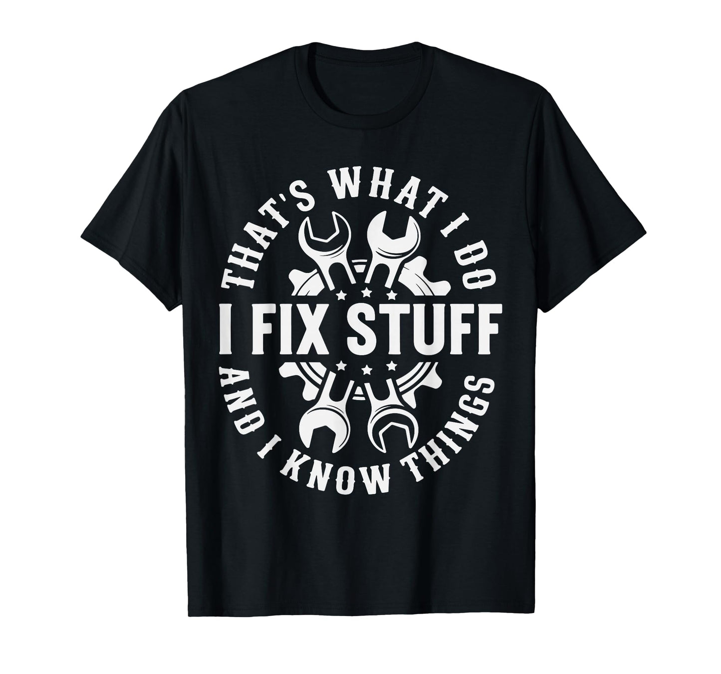 Handyman Fix Stuff Gag DIY Home Repair Tools Fixologist Dad T-Shirt