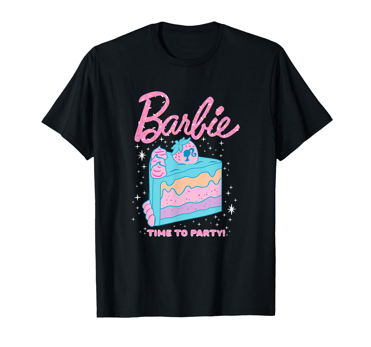 Barbie Birthday Sprinkles & Cake T-Shirt