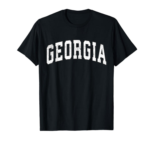 GA Georgia Vintage Red Style Tees for Men Women Boy Girl Kid T-Shirt