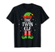 Twin Elf Christmas Family Matching Elf Squad Xmas Pajama T-Shirt
