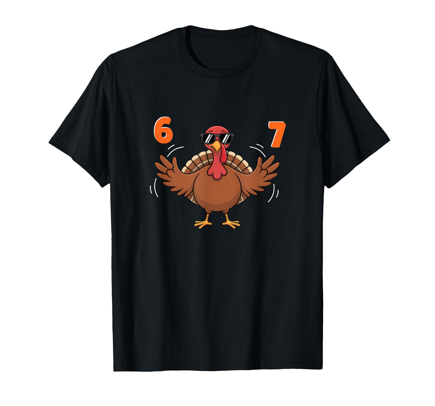 Funny 67 Thanksgiving Shirt Middle School 6 7 Funny 67 Meme T-Shirt