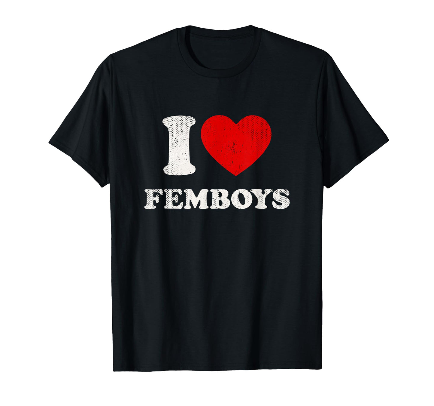 I Heart Femboys Feminine Men Vintage LGBTQ Sissy Femboy T-Shirt