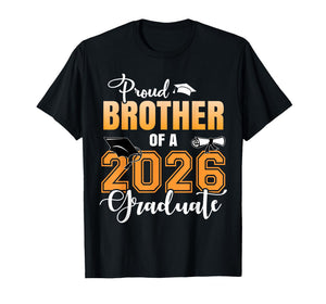 Proud Brother of A 2026 Graduate Graduation Brother 2026 T-Shirt