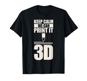 Best 3D Printing Art for Men Women 3D Printer 3D Printing T-Shirt