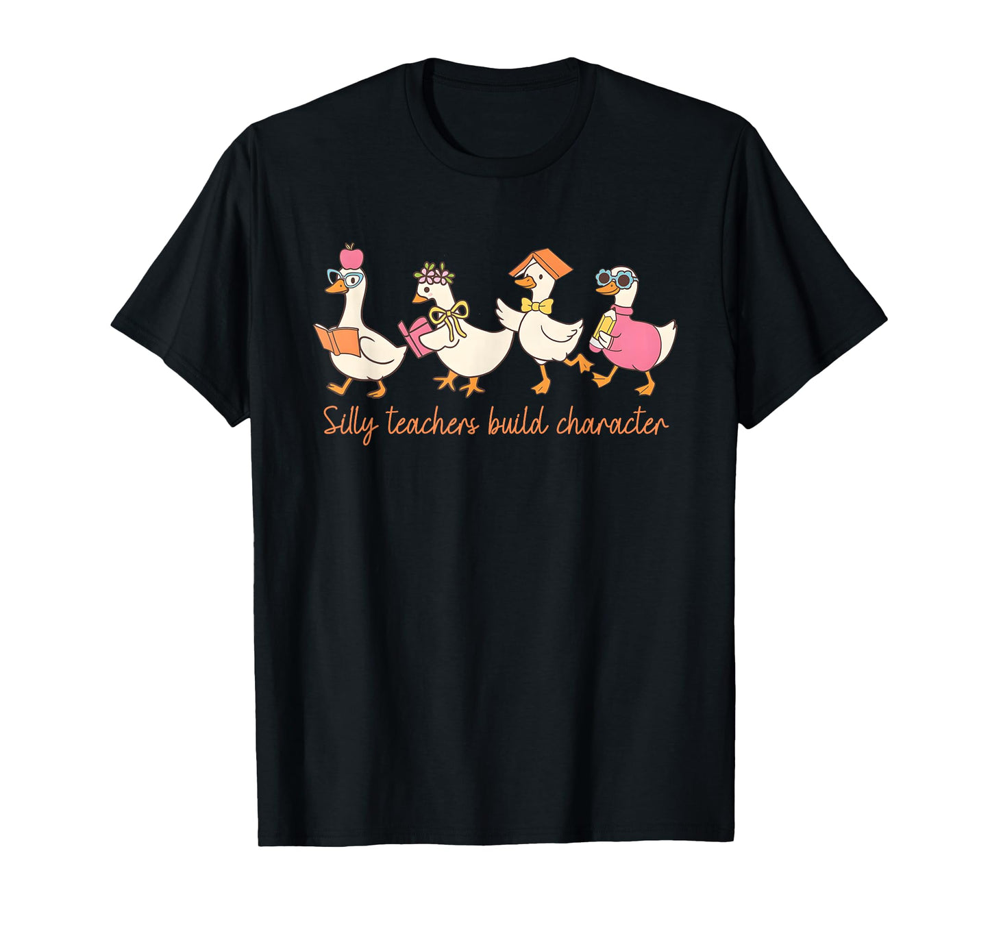 Silly Teacher Goose Appreciation Teachers Day Funny Meme T-Shirt