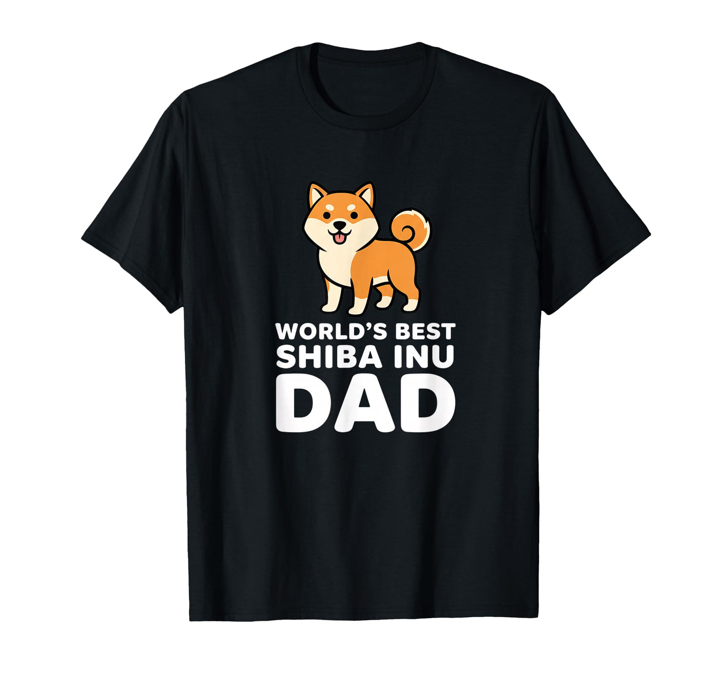 Dog Shiba Inu Dog Dad - World's Best Shiba Inu Dad T-Shirt