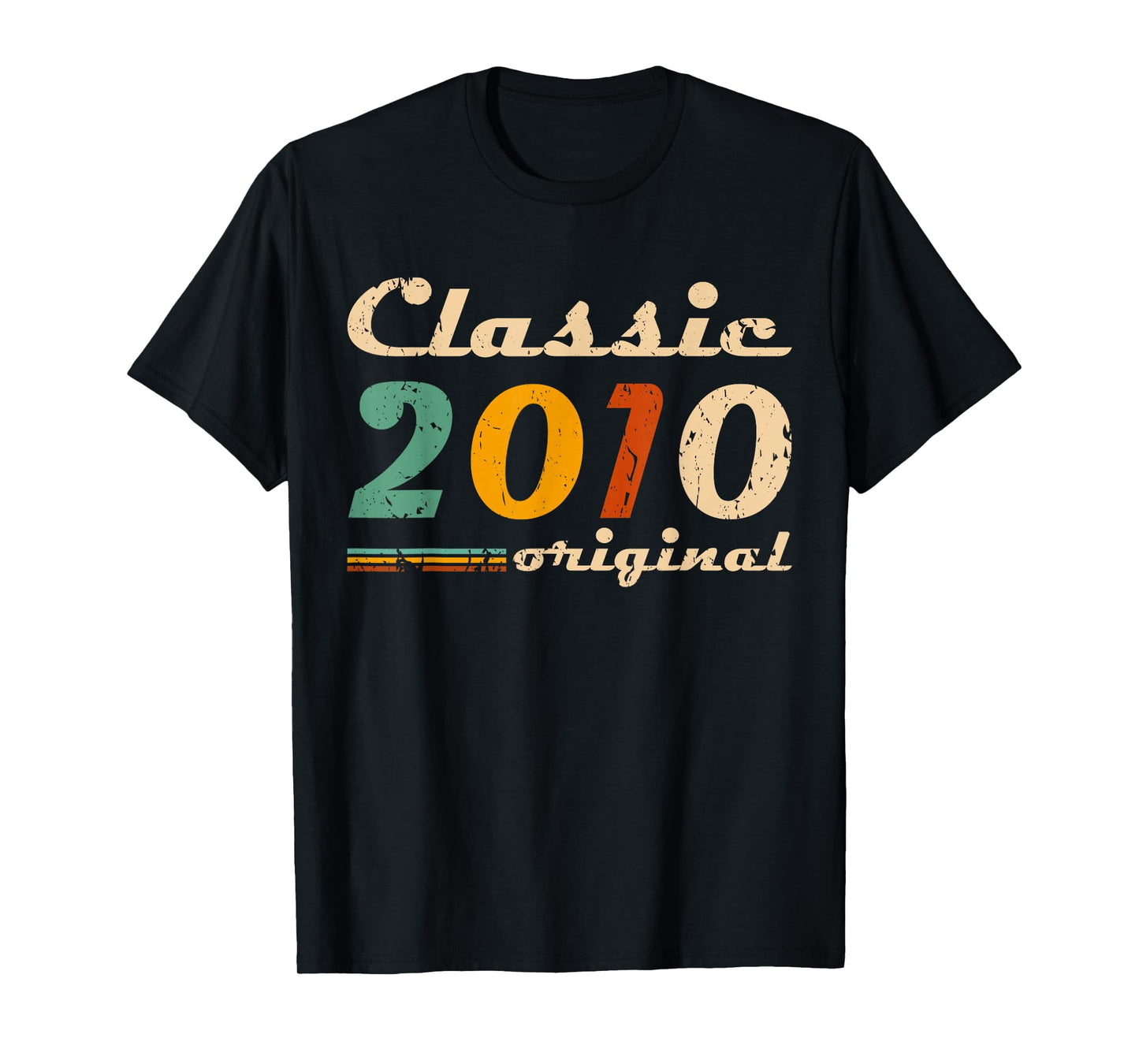 Classic 2010 Original Men Women Birth of Birthday Vintage T-Shirt