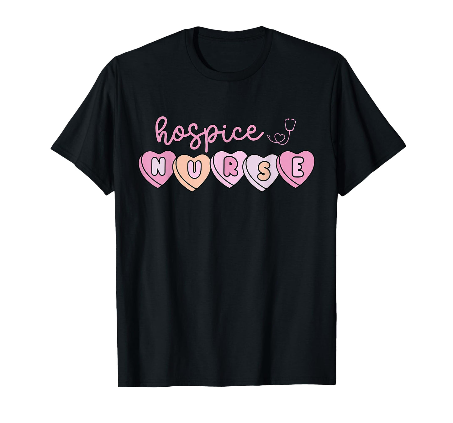 Heart Candy Valentine Hospice Nurse LTC End of Life Care T-Shirt