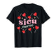 Retro SICU Nurse Lollipops Valentines Day Surgical ICU Nurse T-Shirt