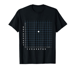 Coordinate (6,7) Math Teacher Funny Math Joke T-Shirt