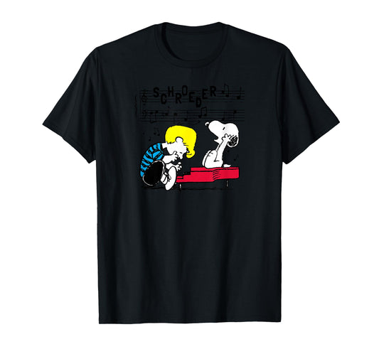 Schroeder Snoopy Piano Session T-Shirt