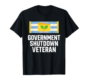 Retro Vintage Government Shutdown Veteran T-Shirt