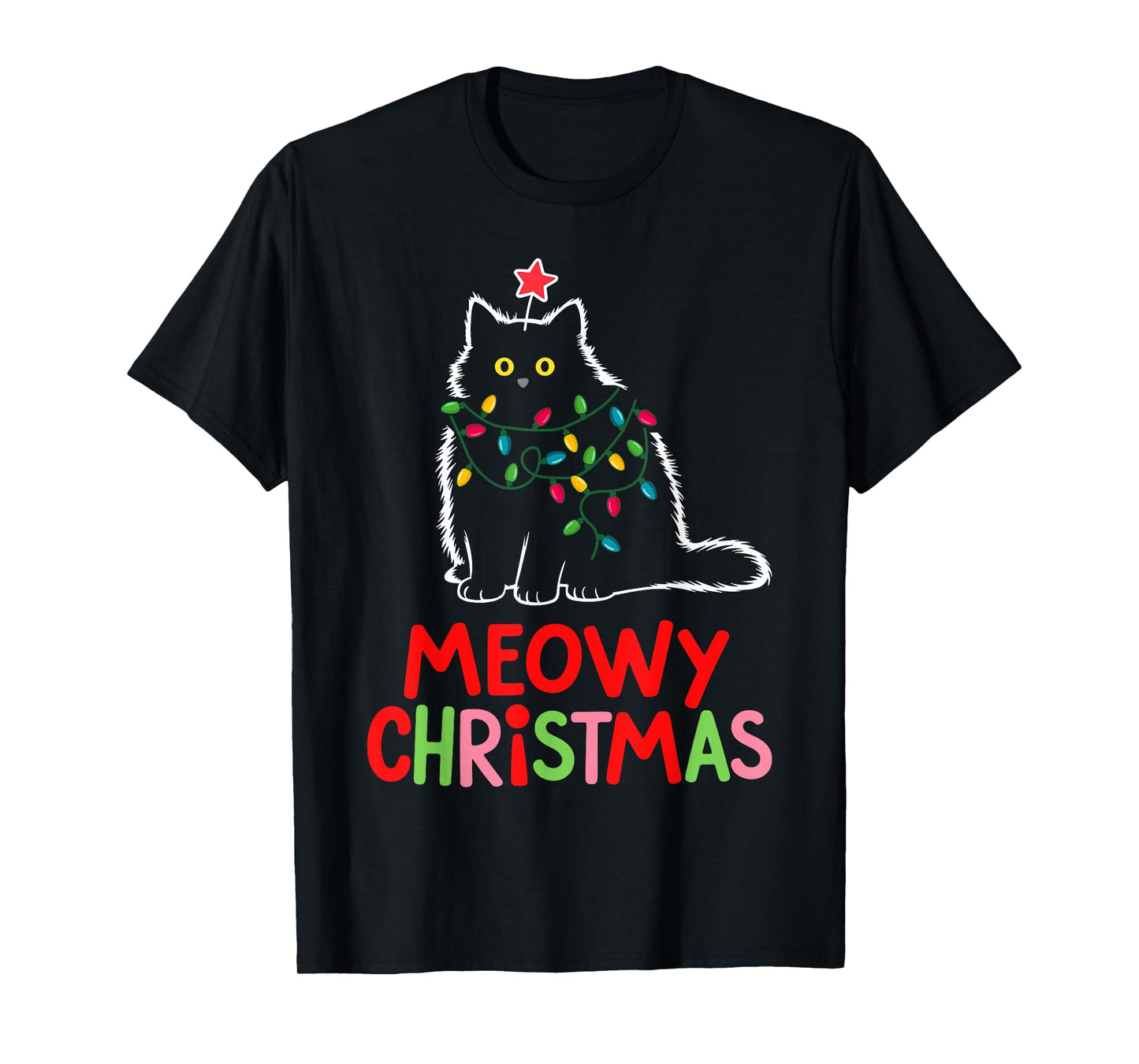 Meowy Christmas cat T-Shirt